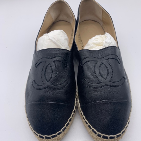 Chanel Lambskin Espadrilles - Picture 1 of 7